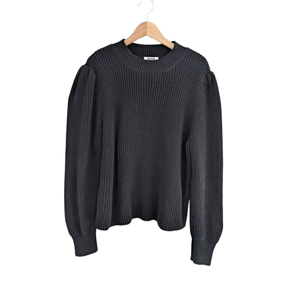 525 America Thick Chunky Ribbed Knit Crew Neck Pullover Sweater XL